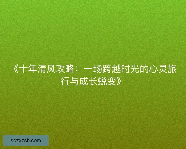 《十年清风攻略：一场跨越时光的心灵旅行与成长蜕变》